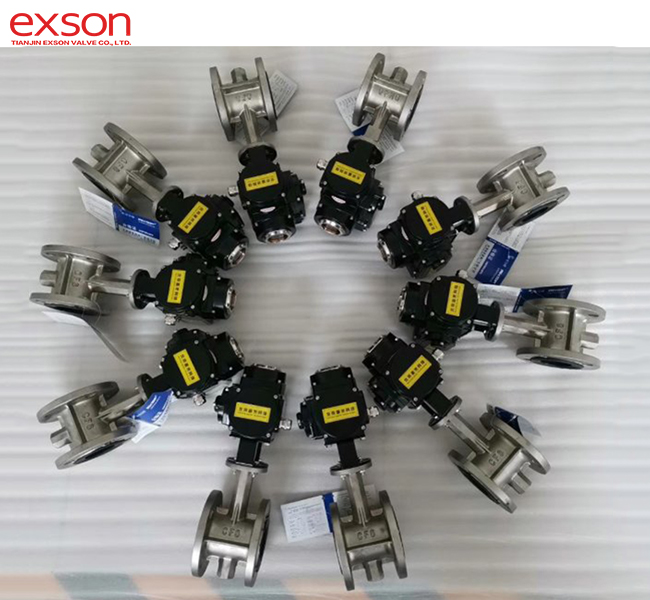 Electric actuator ball valve